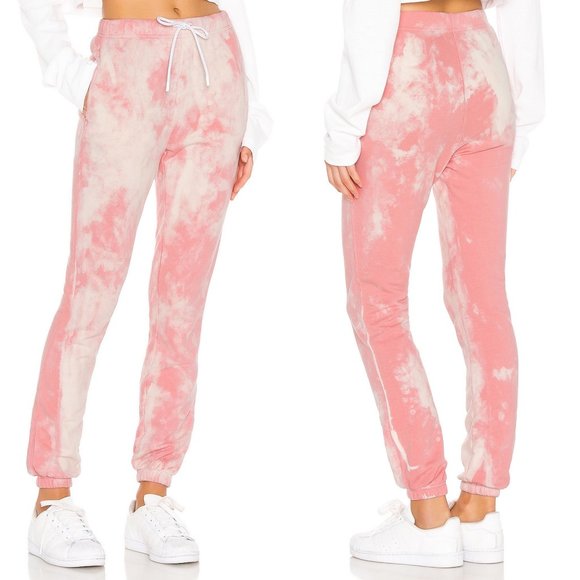 Cotton Citizen Pants - Cotton Citizen Milan Sweatpants in Dahlia Splatter